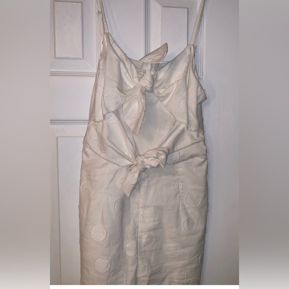 J.O.A. (Just One Answer) White Romper, Size Small